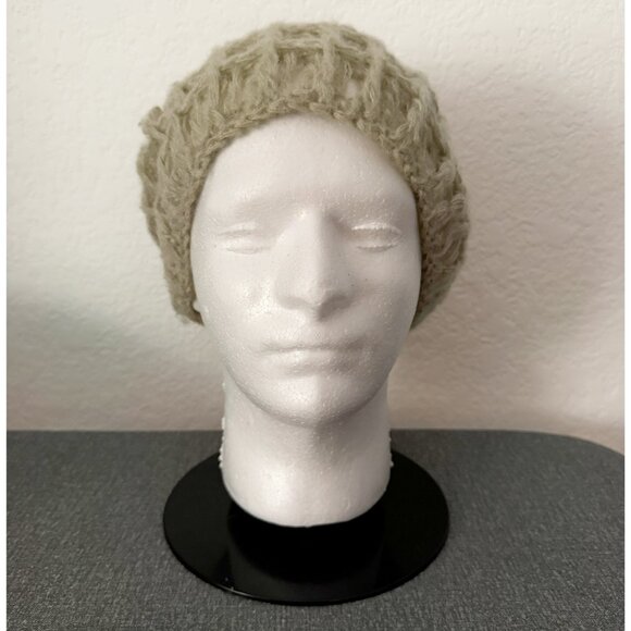BAAR B&B Beards inc acrylic Open Knit Beanie Hat VTG o/s - Picture 2 of 7